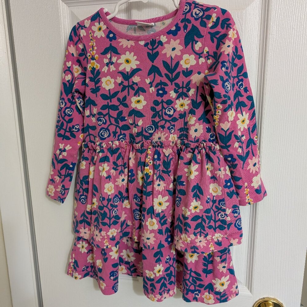 Hannah Anderson pink tiered dress
